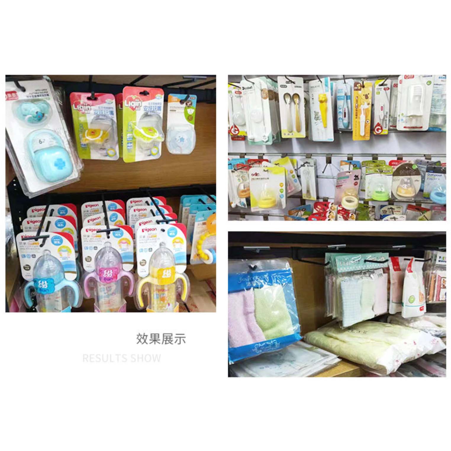 楽棚 陳列什器 オプション 2段フックPホルダー付 ゴンドラ用フック 店舗用 陳列什器 ゴンドラ什器 陳列棚 陳列台 店舗用什器 ストア家具 お店 ユニット スチールラック スーパー コンビニ ドラッグストア 物販 商品棚 - 楽棚（スーパー・コンビニ商品棚、陳列棚、ゴンドラ什器・スチールラック）