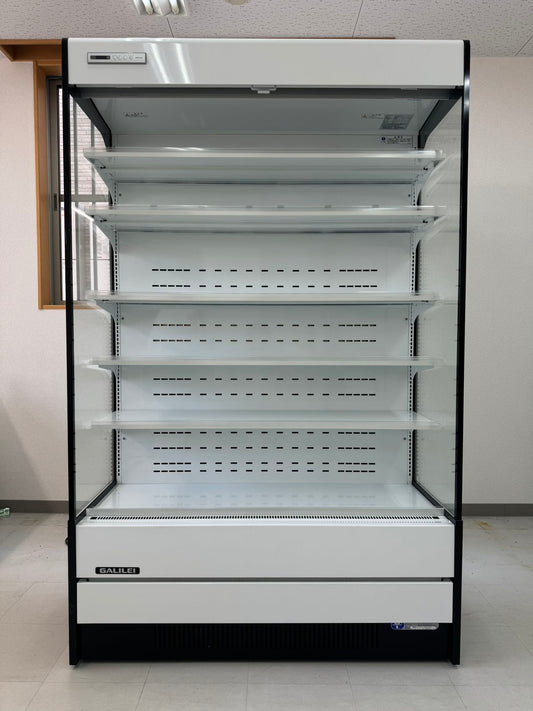 引取限定 フクシマガリレイ オープン多段冷蔵ショーケース MEU-43GKSA5L 中古品 2023年製 単相100V W1200xD600 厨房 縦型 業務用冷蔵庫 店舗 スーパー コンビニ