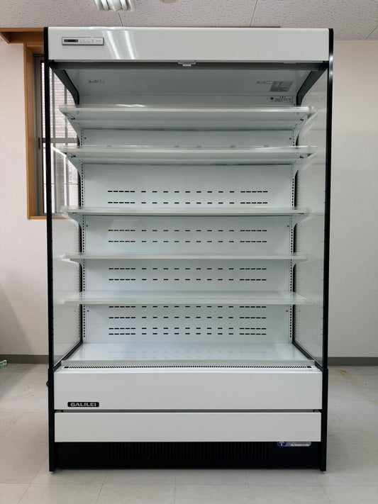 引取限定 フクシマガリレイ オープン多段冷蔵ショーケース MEU - 43GKSA5L 中古品 2023年製 単相100V W1200xD600 厨房 縦型 業務用冷蔵庫 店舗 スーパー コンビニ - 楽棚（スーパー・コンビニ商品棚、陳列棚、ゴンドラ什器・スチールラック）