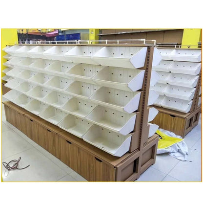 【楽棚】 陳列什器 オプション フックボックス ゴンドラ用 店舗用 陳列什器 ゴンドラ什器 陳列棚 陳列台 店舗用什器 ストア家具 お店 ユニット スチールラック スーパー コンビニ棚 ドラッグストア 物販 商品棚 商品陳列棚 - 楽棚（スーパー・コンビニ商品棚、陳列棚、ゴンドラ什器・スチールラック）